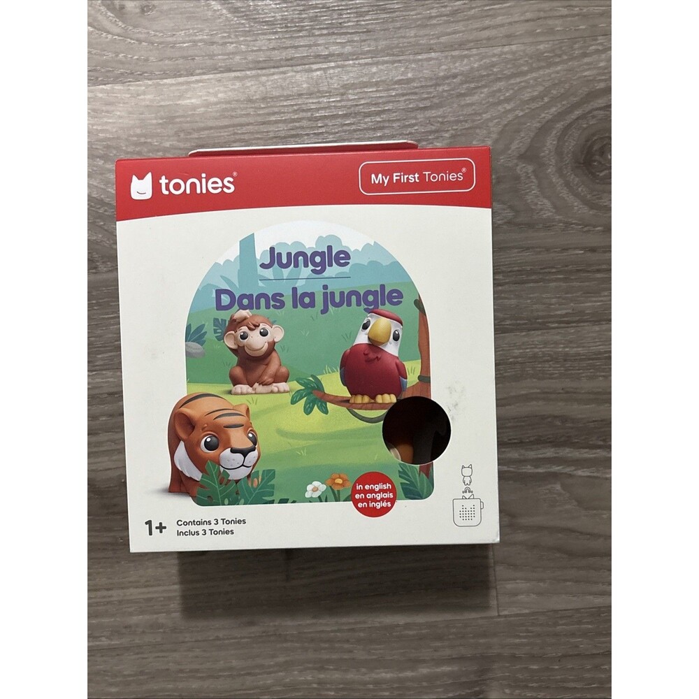 Tonies My First Jungle Set - Monkey, Parrot and Tiger Soft and Squeezable Audio